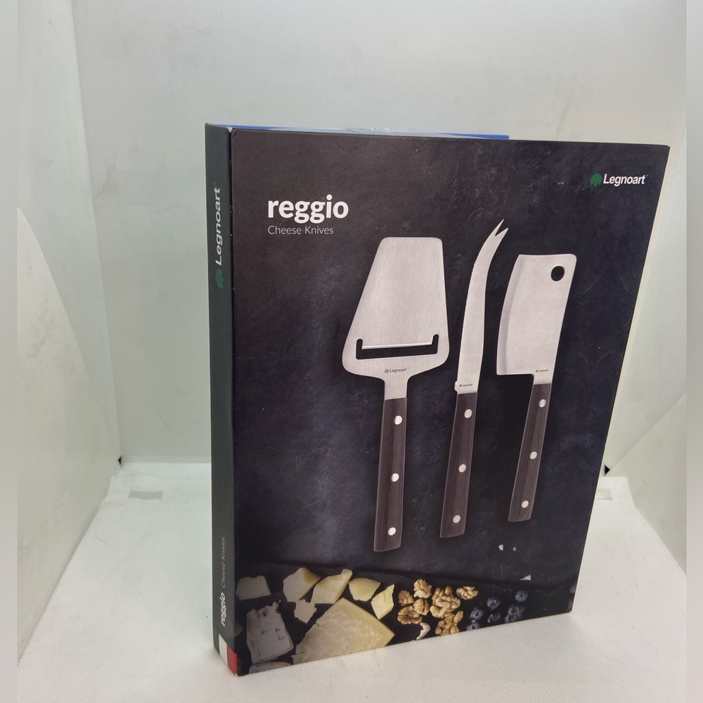 Legnoart Reggio cheese knife set of three